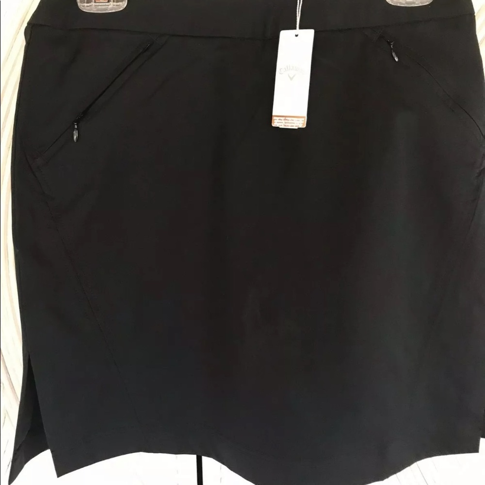 NWT Callaway skort skirt short black lined various sizes